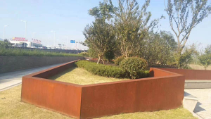 滨城耐候钢挡土墙